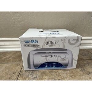 GELISH HARMONY 18G PLUS LED with COMFORT CURE US plug 110-240V Box Rip On Top